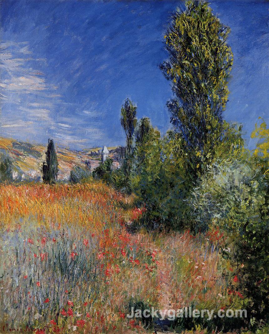 Landscape on the Ile Saint-Martin by Claude Monet paintings reproduction